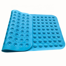 Customized high temperature resistant bathroom floor non-slip shower mat non-slip massage silicone shower mat